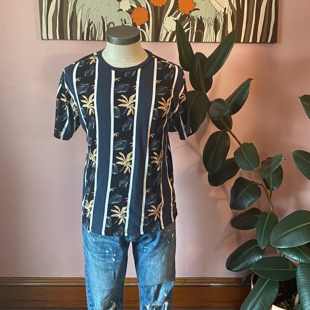 Floral Print Oversized Tee